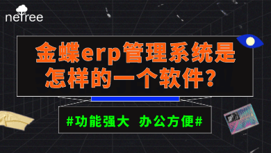 金蝶erp管理系统是怎样的一个软件？